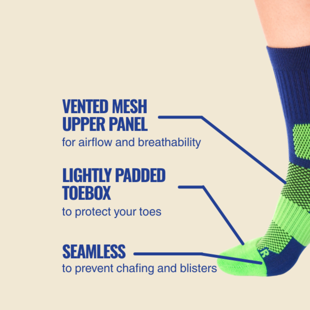 Everyday Trainer - Running Socks