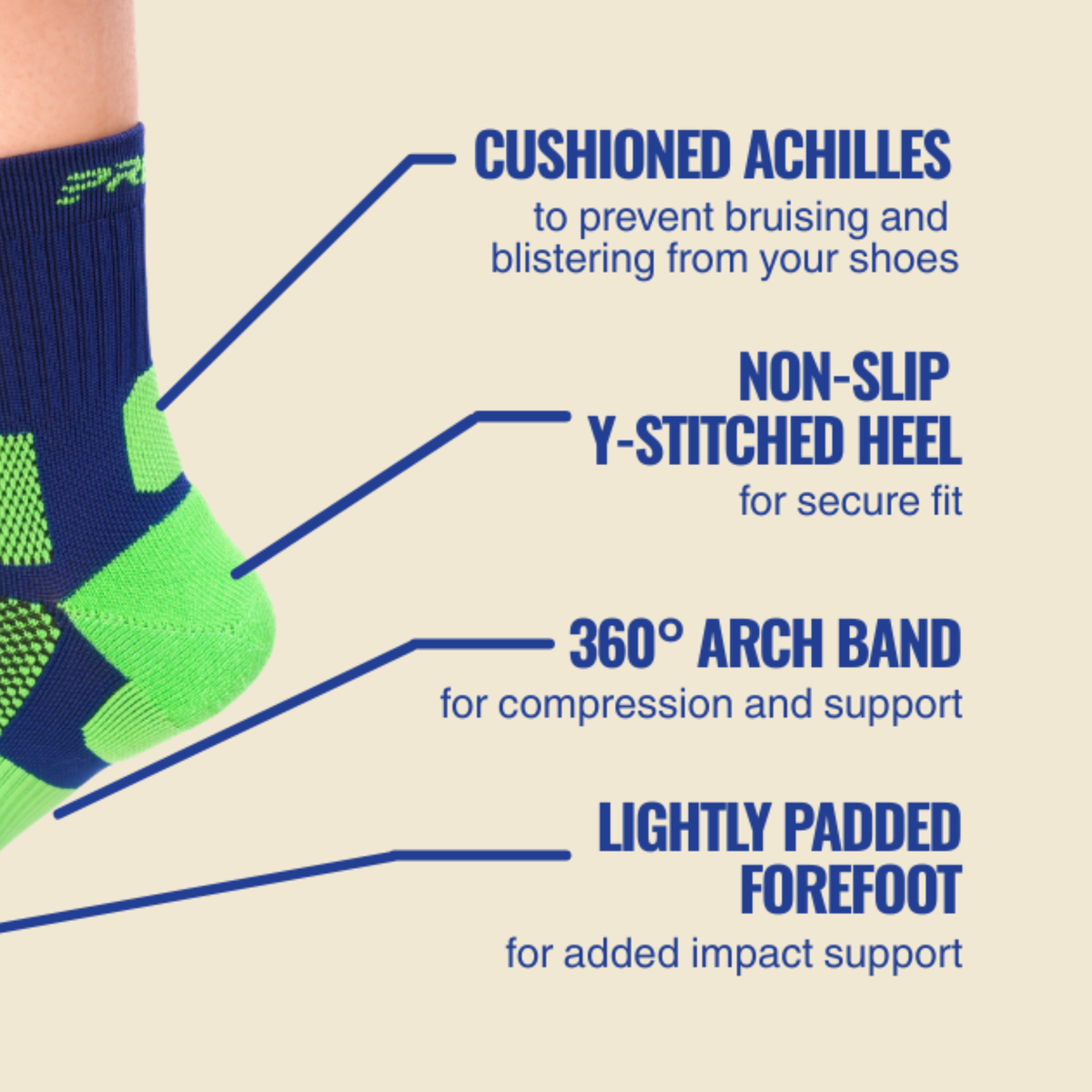 Everyday Trainer - Running Socks